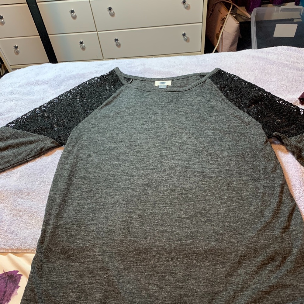 2 Three Quarter Sleeve Crochet Tops